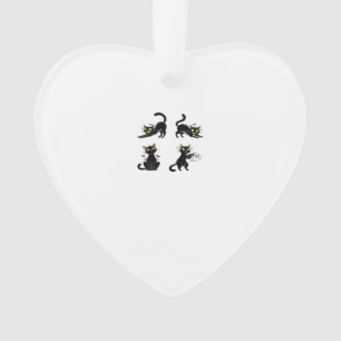 Halloween Kat  Griezelige en stijlvolle katachtige Ornament