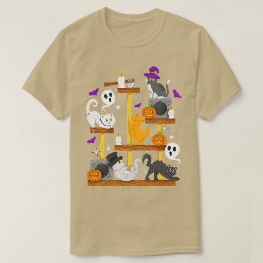 Halloween Kat Halloween Kostuum 1 T-shirt (Design voorkant)