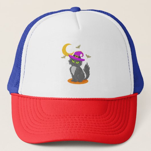Halloween Kat Halloween Kostuum Trucker Pet (Voorkant)