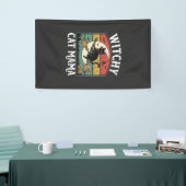 Halloween Kat Heks Moeder Spandoek (Beurs)