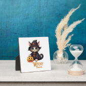 Halloween Kat Heksachtige poten Fotoplaat (Insitu)