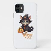 Halloween Kat Hekserige poten Case-Mate iPhone Case (Achterkant)