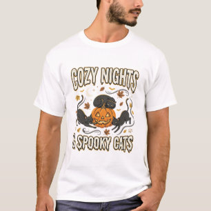 Halloween Kat Herfst Magie T-shirt