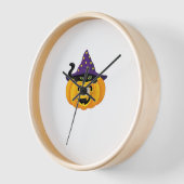 Halloween kat in pompoen - Schattigee zwarte kitte (Hoek)