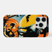 halloween kat iPhone hoesje (Achterkant horizontaal)