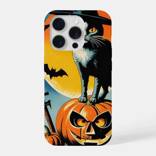 halloween kat iPhone hoesje (Achterkant)