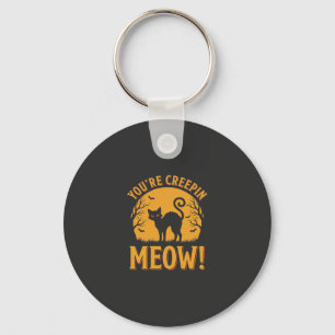 Halloween Kat Je Bent Aan Het Bangmaken Sleutelhanger