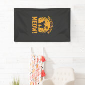 Halloween Kat Je Bent Aan Het Bangmaken Spandoek (Insitu)