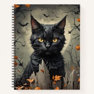 Halloween Kat Kogel Lijn Recept Notitieboek