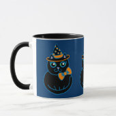 Halloween Kat Kopje Mok (Links)