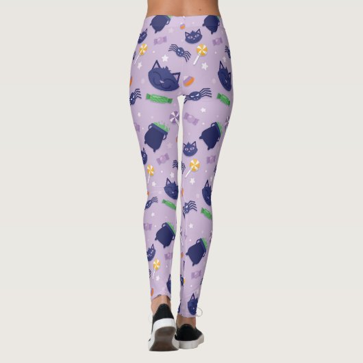 Halloween Kat Leggings (Achterkant)