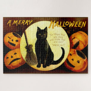 Halloween  kat legpuzzel