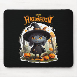 Halloween Kat Liefhebbers Grappig Spooky Halloween Muismat