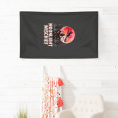 Halloween Kat Maanlicht Ondeugd Spandoek (Insitu)
