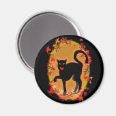 halloween kat magneet (Voorkant / Achterkant)