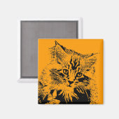 Halloween Kat magneet (Voorkant / Achterkant)