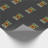 Halloween Kat Mens Kostuum Grappig Ontwerp Cadeaupapier (Hoek)