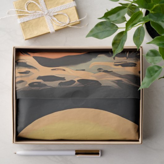 Halloween kat met pompoen decoupage Tissuepapier (Geschenk)