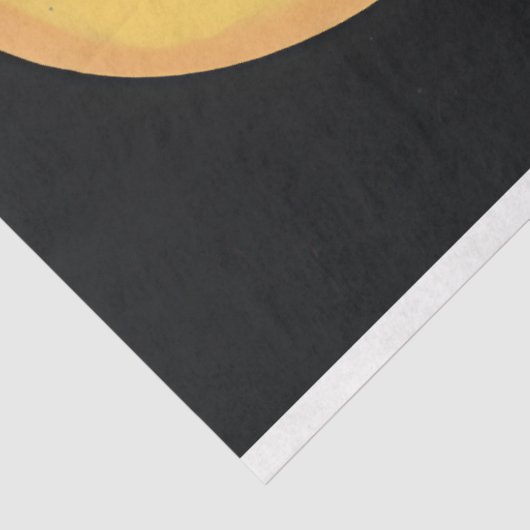 Halloween kat met pompoen decoupage Tissuepapier (Detail)