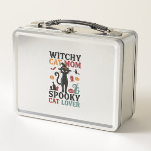 Halloween Kat Moeder Vintage Hekserige Kat Liefheb