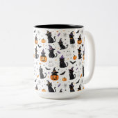 Halloween Kat Mok | Geschenk voor Zwarte Kat Liefh (Voorkant rechts)