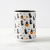 Halloween Kat Mok | Geschenk voor Zwarte Kat Liefh (Center)