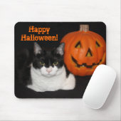 Halloween Kat Mousepad Muismat (Met muis)