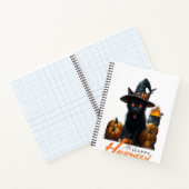Halloween Kat Notitieboek (Binnen)