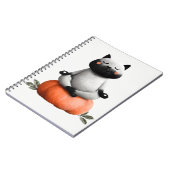 Halloween kat op pompoen ontwerp notitieboek (Linkerzijde)