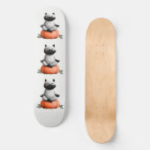 Halloween kat op pompoen ontwerp persoonlijk skateboard (Voorkant)
