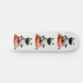 Halloween kat op pompoen ontwerp persoonlijk skateboard (Horizontaal)