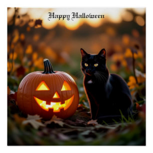 Halloween. Kat Perfect Poster