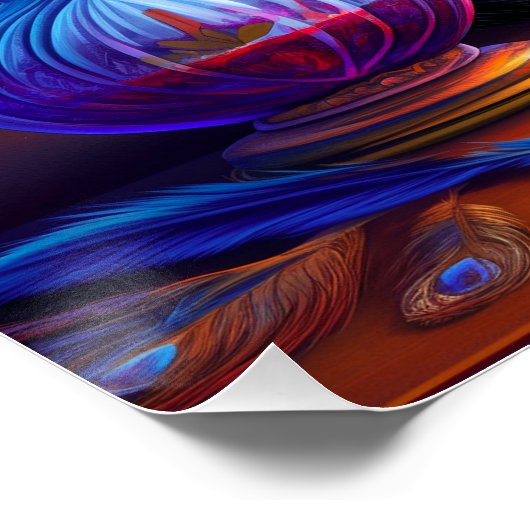 Halloween Kat Perfect Poster (Hoek)