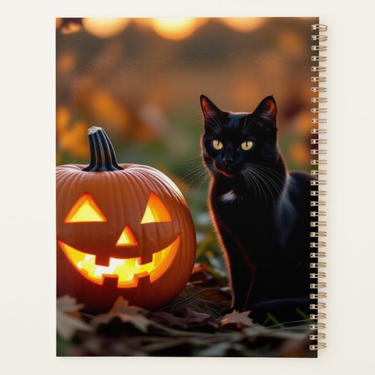 Halloween. Kat Planner (Achterkant)