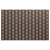 Halloween kat, pompoen gezicht stof (Yard (91,4 cm))