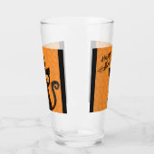 Halloween/kat/pompoen/herfst Glas (Links)