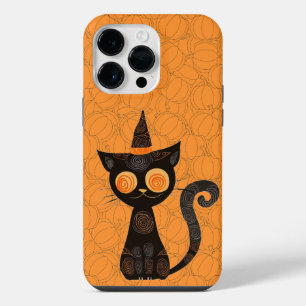 Halloween/kat/pompoen/herfst iPhone 14 Pro Max Hoesje