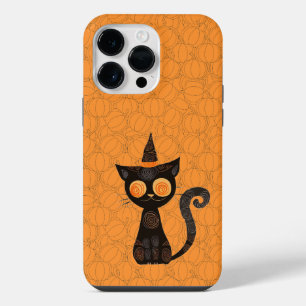 Halloween/kat/pompoen/herfst iPhone 14 Pro Max Hoesje