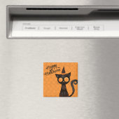 Halloween/kat/pompoen/herfst Magneet (Insitu (Vaatwasser))