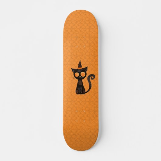 Halloween/kat/pompoen/herfst Persoonlijk Skateboard (Voorkant)