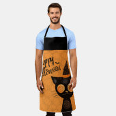 Halloween/kat/pompoen/herfst Schort (Gedragen)