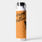 Halloween/kat/pompoen/herfst waterfles (Voorkant)