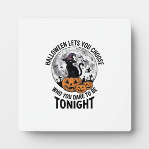 Halloween Kat Quote Griezelen Pompoen Heks Gravure Fotoplaat