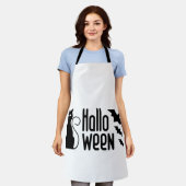 halloween kat schort (Gedragen)