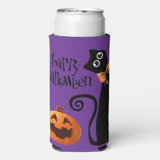 halloween kat seltzer blikjeskoeler (Seltzer Achterkant)