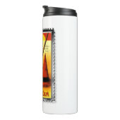 Halloween Kat Sitting Witches Pet Thermosbeker (Geroteerd rechts)