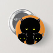 Halloween Kat Speldje (Voorkant /achterkant)