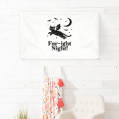 Halloween kat spookachtig en stijlvolle katachtige spandoek (Insitu)