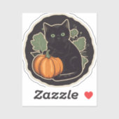  Halloween Kat Sticker (Vel)