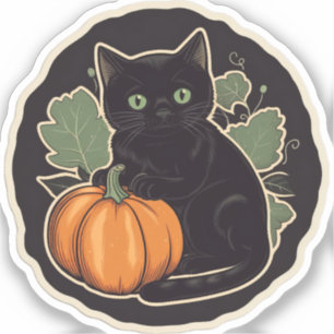  Halloween Kat Sticker
